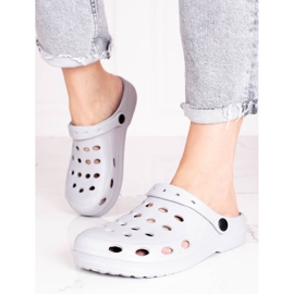 Ciabatte leggere da donna Shelovet grigie grigio 1