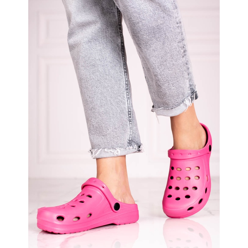 Ciabatte rosa Shelovet da donna leggere 1