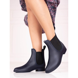 Galosce da donna blu navy opaco Shelovet 1