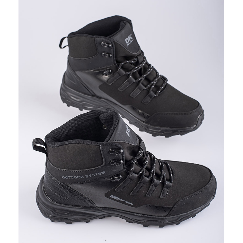 Scarpe da trekking da uomo High DK Outdoor nero 1