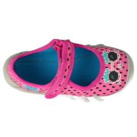 Pantofole per bambini Befado speedy 109N250 rosa 2