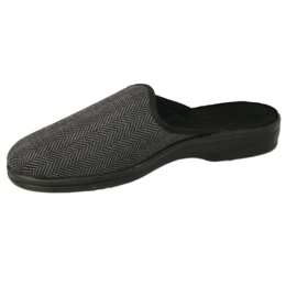 Befado scarpe da uomo pu 089M416 nero grigio 3
