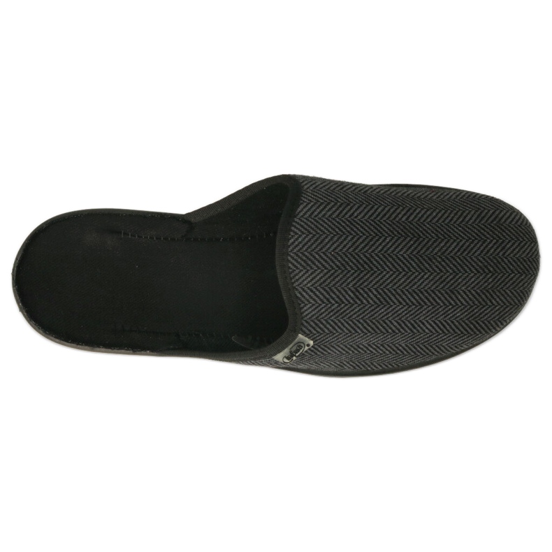 Befado scarpe da uomo pu 089M416 nero grigio 2