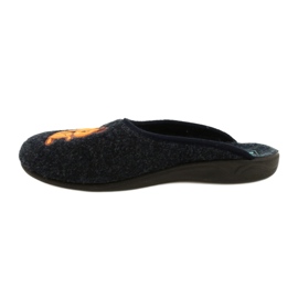 Adanex 27859 Pantofole in Feltro Scoiattolo e Arachidi blu 3