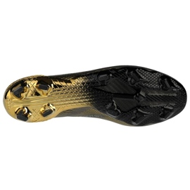 Scarpe da calcio Adidas X Ghosted + Fg M FX9098 nero d'oro d'oro 3