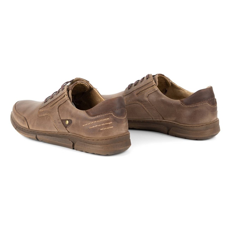 Polbut Scarpe casual da uomo J55 marrone 5