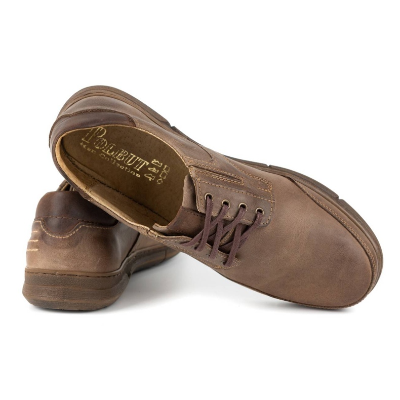 Polbut Scarpe casual da uomo J55 marrone 4