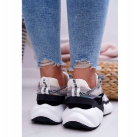 Scarpe Sportive da Donna Big Star by Daniel Lopez Bianche FF274A546 bianco nero argento 3