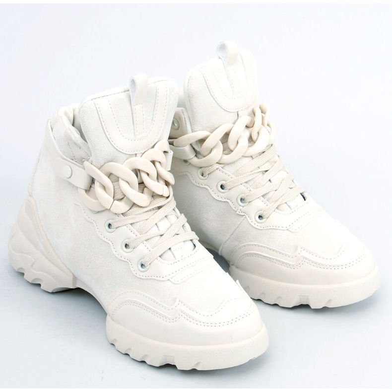 Sneakers con catena staccabile Peri Beige 2