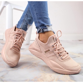 Scarpe sportive leggere da donna Big Star KK274348 rosa 2