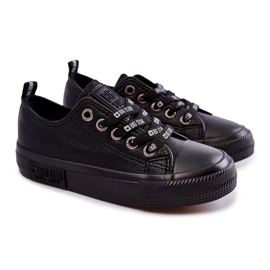 Sneakers in pelle per bambini Big Star KK374057 Nero 1
