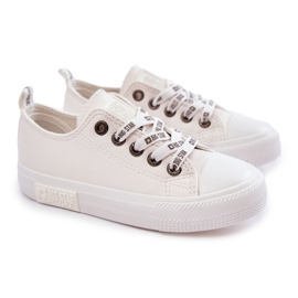 Sneakers in pelle per bambini Big Star KK374056 Bianche bianco 1