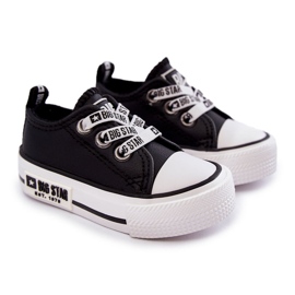 Sneakers in pelle per bambini Big Star KK374041 Nero-Bianco 1