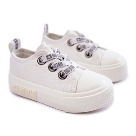 Sneakers in pelle per bambini Big Star KK374058 Bianche bianca 1