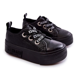 Sneakers in pelle per bambini Big Star KK374059 Nero 1