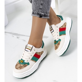 Sneakers Loeki da donna beige 1