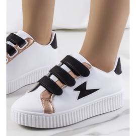 Sneakers Pitmerden bianche bianco nero 1