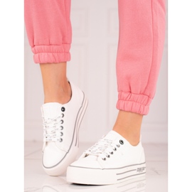 Sneakers Big Star KK274014 da donna bianca 1