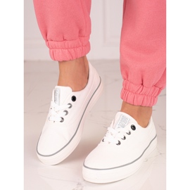 Sneakers Big Star KK274017 da donna bianco 1