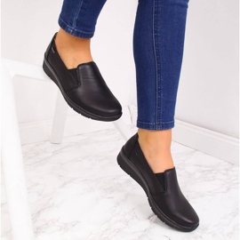 Helios Scarpe in pelle, senza lacci nero 2