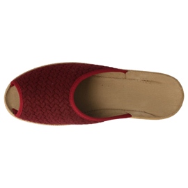 Le pantofole da donna Befado hanno scoperto PU 581d201 rosso 1