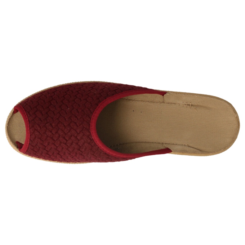 Le pantofole da donna Befado hanno scoperto PU 581d201 rosso 1