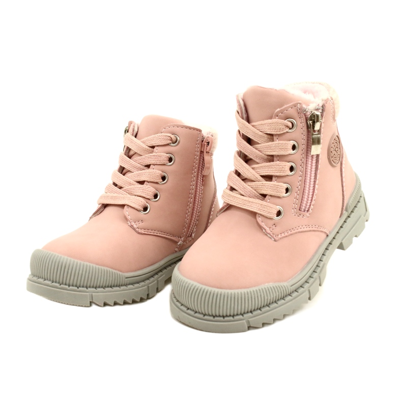 News Stivali Bambina Con Pelliccia Novità 22DZ23-5255 rosa 2