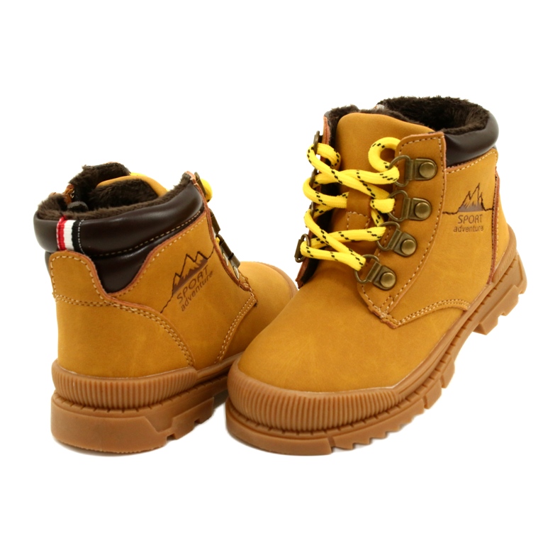 News Trappers Con pelliccia Novità 22DZ23-5256 Camel giallo 3