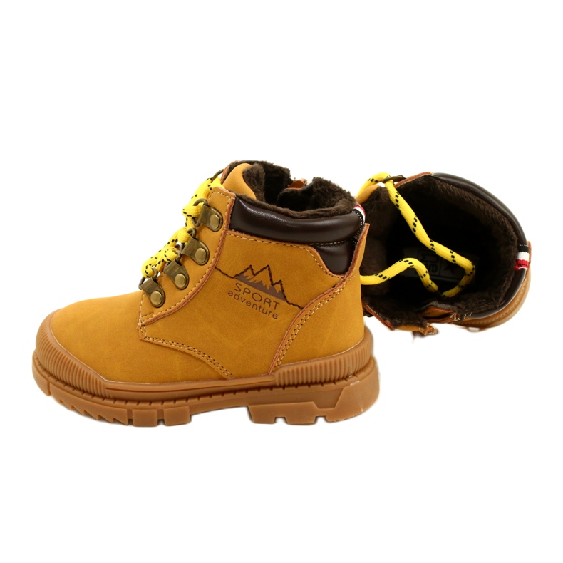 News Trappers Con pelliccia Novità 22DZ23-5256 Camel giallo 5