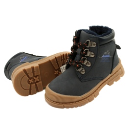 News Caratteri per ragazzi con notizie in pelliccia 22dz23-5256 blu navy 4