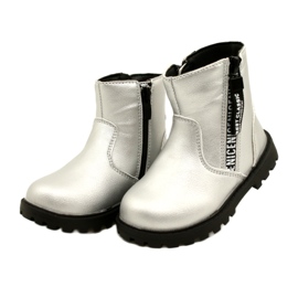 Silver Boots for Girls Miss 22DZ23-5268 d'argento 2