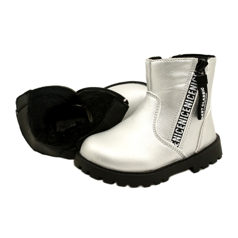 Silver Boots for Girls Miss 22DZ23-5268 argento 5