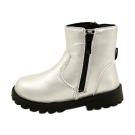 Silver Boots for Girls Miss 22DZ23-5268 d'argento 1