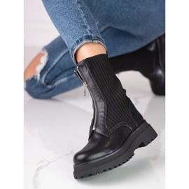 Borse Shelovet da donna nere con cerniera nero 2