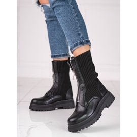 Borse Shelovet da donna nere con cerniera nero 1