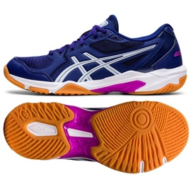 Scarpe da pallavolo Asics Gel-Rocket 10 W 1072A056 405 blu navy blu e blu navy 1