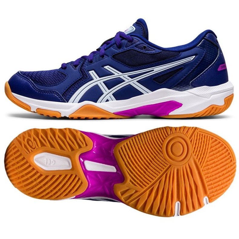 Scarpe da pallavolo Asics Gel-Rocket 10 W 1072A056 405 blu navy blu e blu navy 1