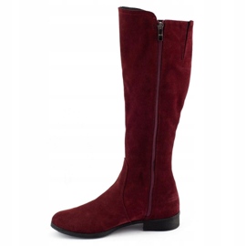 Olivier Stivali alla moda Klara bordeaux rosso 1