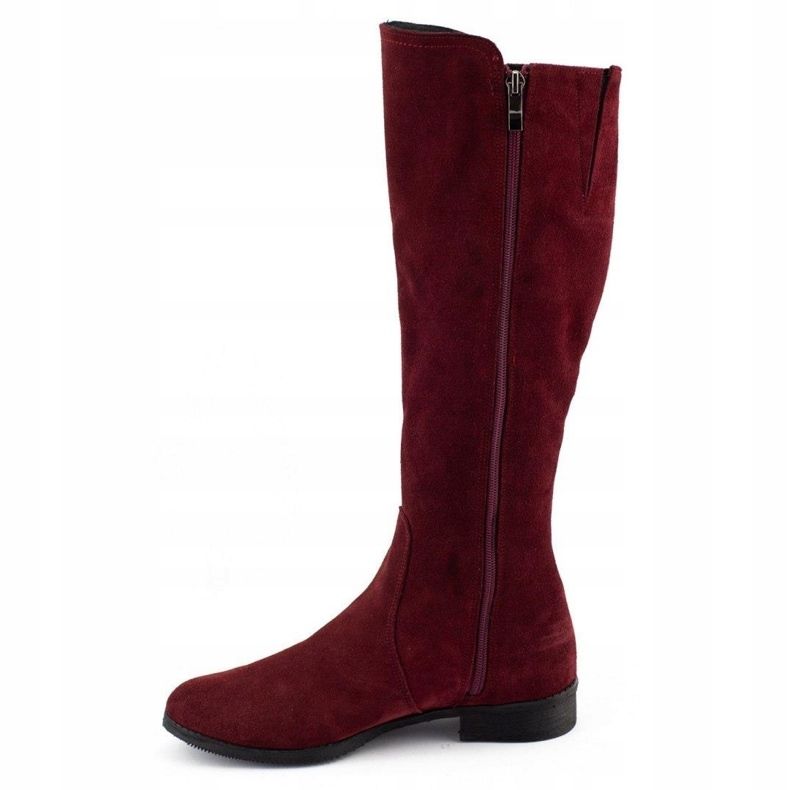 Olivier Stivali alla moda Klara bordeaux rosso 1