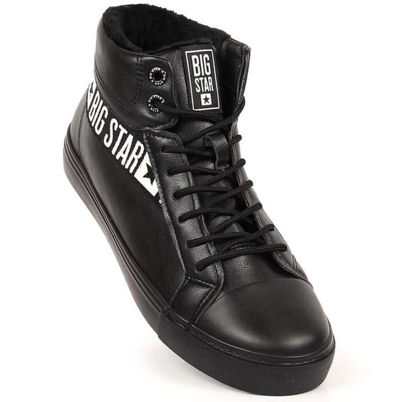 Scarpe sportive da uomo nere Big Star EE174339 sneakers nero 1