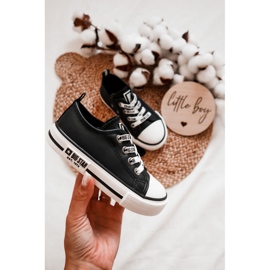 Sneakers in pelle per bambini Big Star KK374043 Nero-Bianco 1