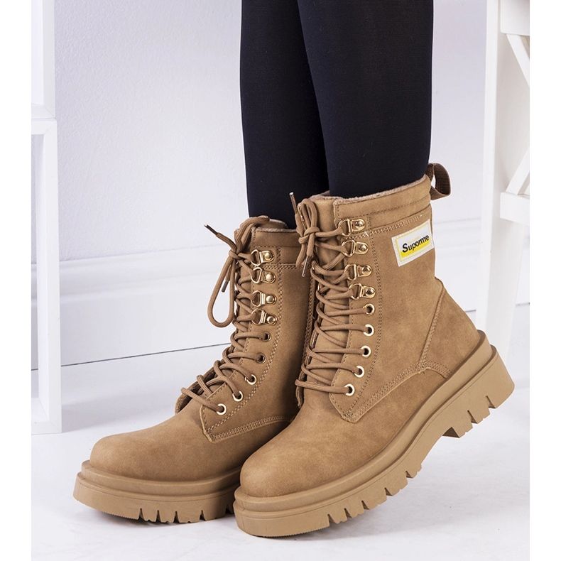 Stivali beige opaco Cofer 1