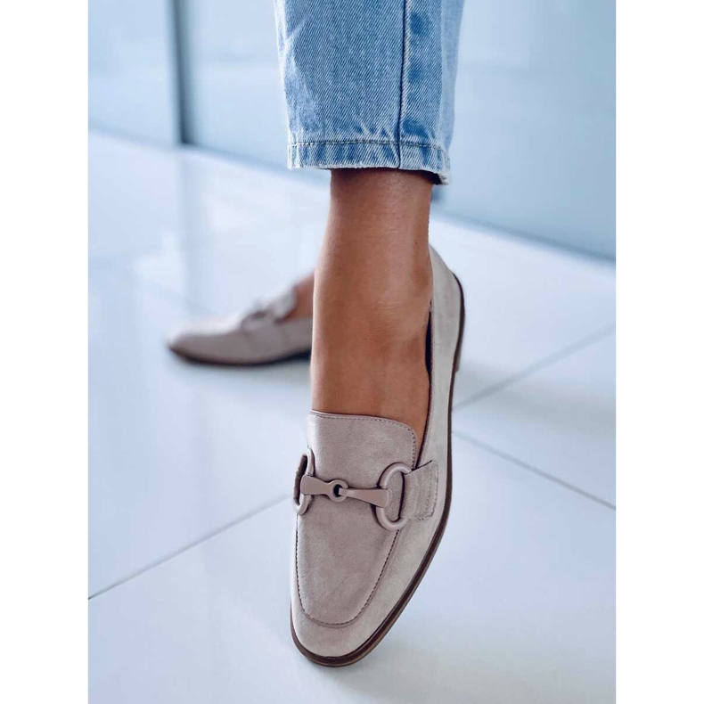 Mocassini da donna Isidora Khaki beige cachi 1