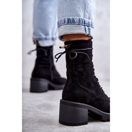 Stivali caldi da donna su tacchi alti Julieta Black nero 2