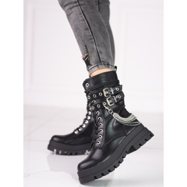Shelovet lavoratrici con ornamenti nero 1