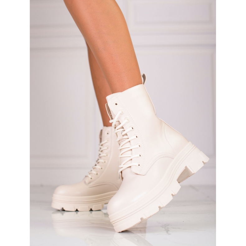 Borse da donna Shelovet beige realizzate in pelle ecologica 1