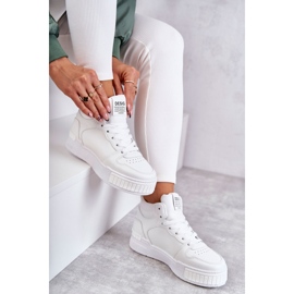 Vinceza Scarpe Sportive Alte Da Donna Bianche Trisa bianco 1