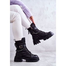 Doposci da Donna Con Catena GOE KK2N4018 Nero 1