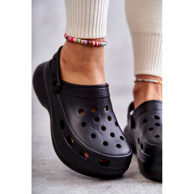 FS1 Pantofole da donna in schiuma nera Crooks Coline nero 2