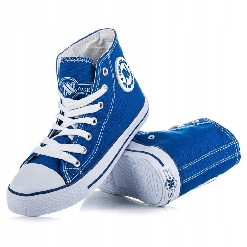 New Age Sneakers alte legate blu 1